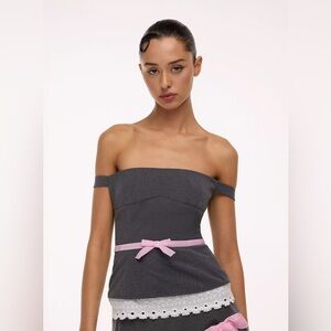 Marc Jacobs Heaven Tailored Bow Corset
